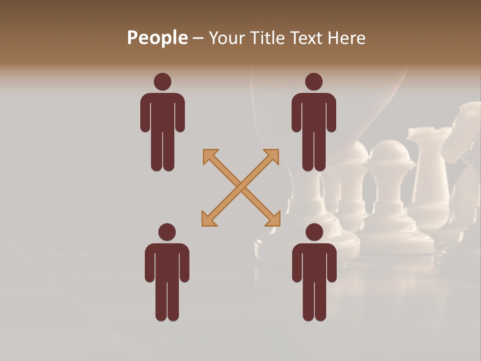 Single Hand Success PowerPoint Template