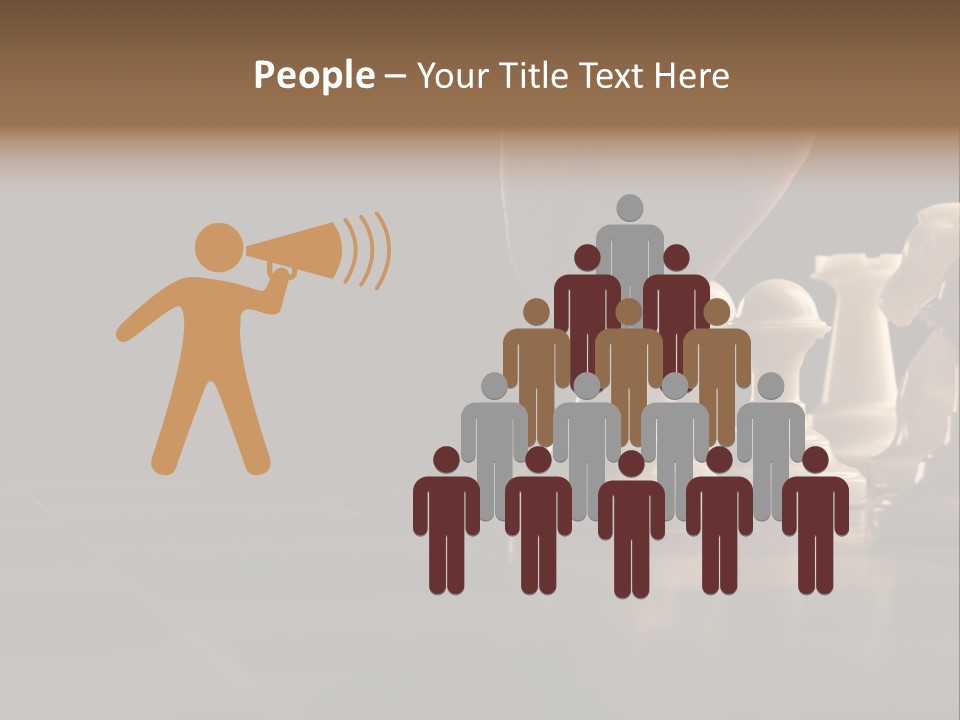 Single Hand Success PowerPoint Template