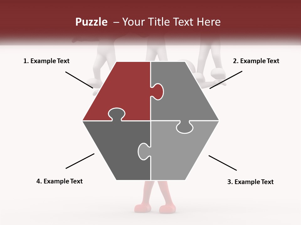 Render Person White PowerPoint Template