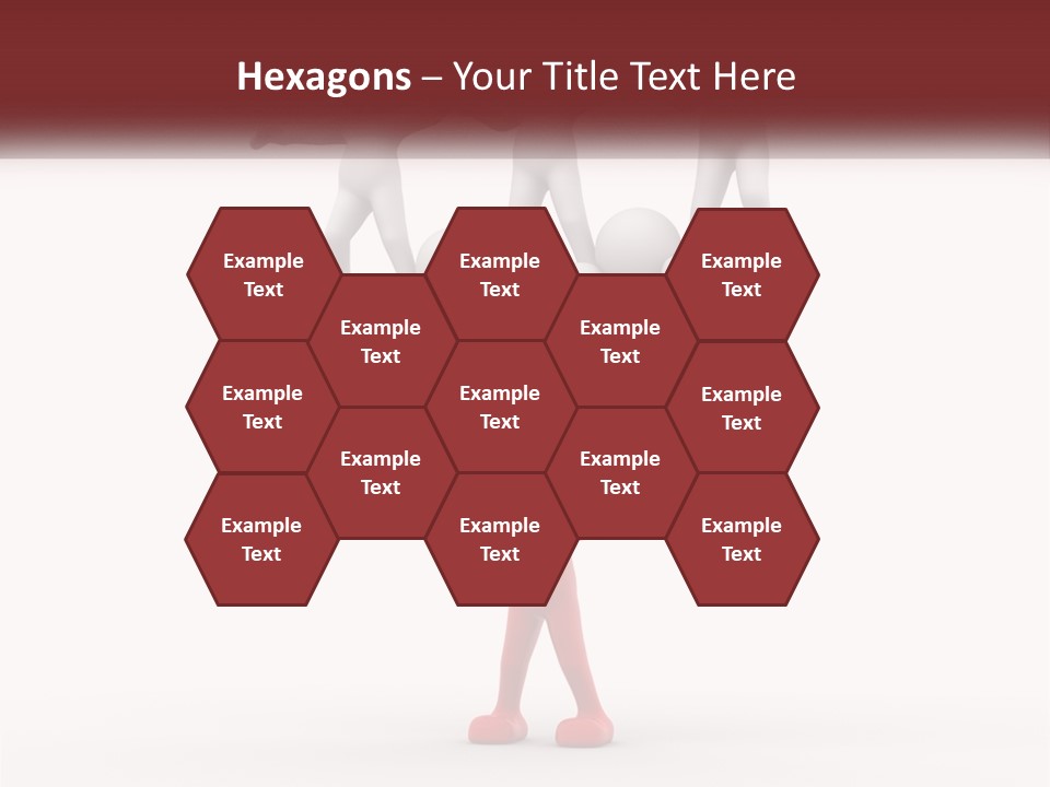 Render Person White PowerPoint Template