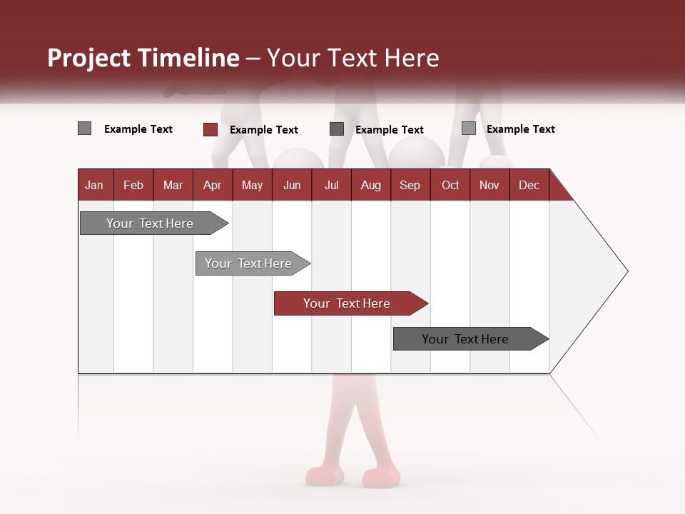 Render Person White PowerPoint Template