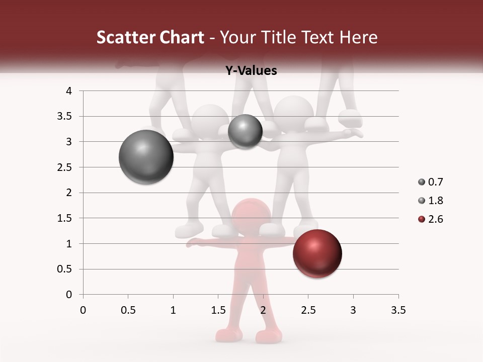 Render Person White PowerPoint Template