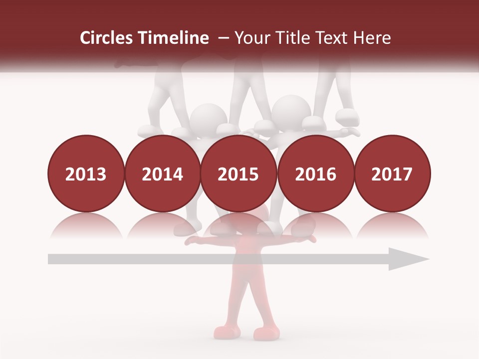 Render Person White PowerPoint Template