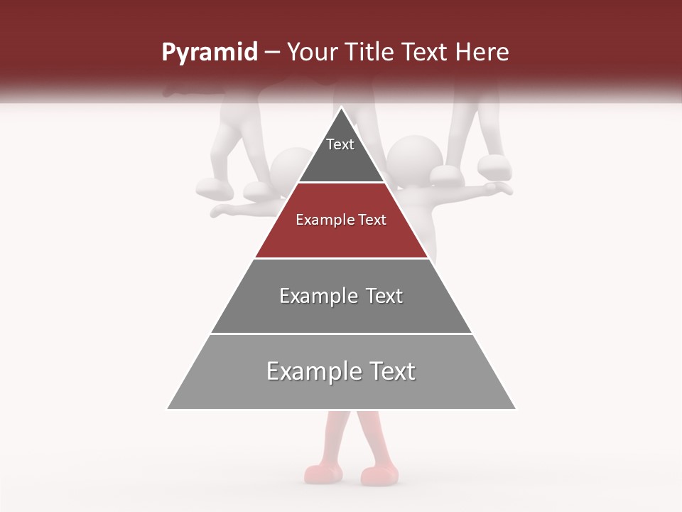 Render Person White PowerPoint Template