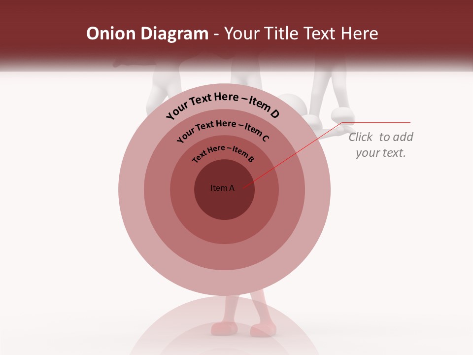 Render Person White PowerPoint Template