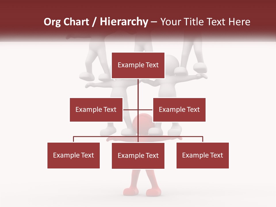 Render Person White PowerPoint Template