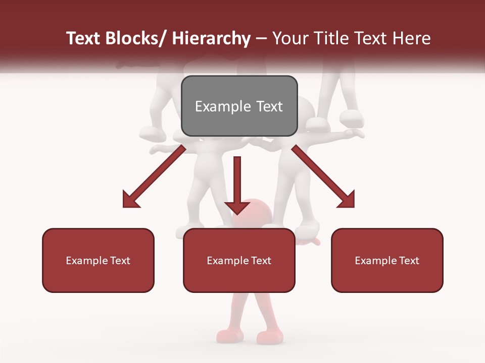 Render Person White PowerPoint Template