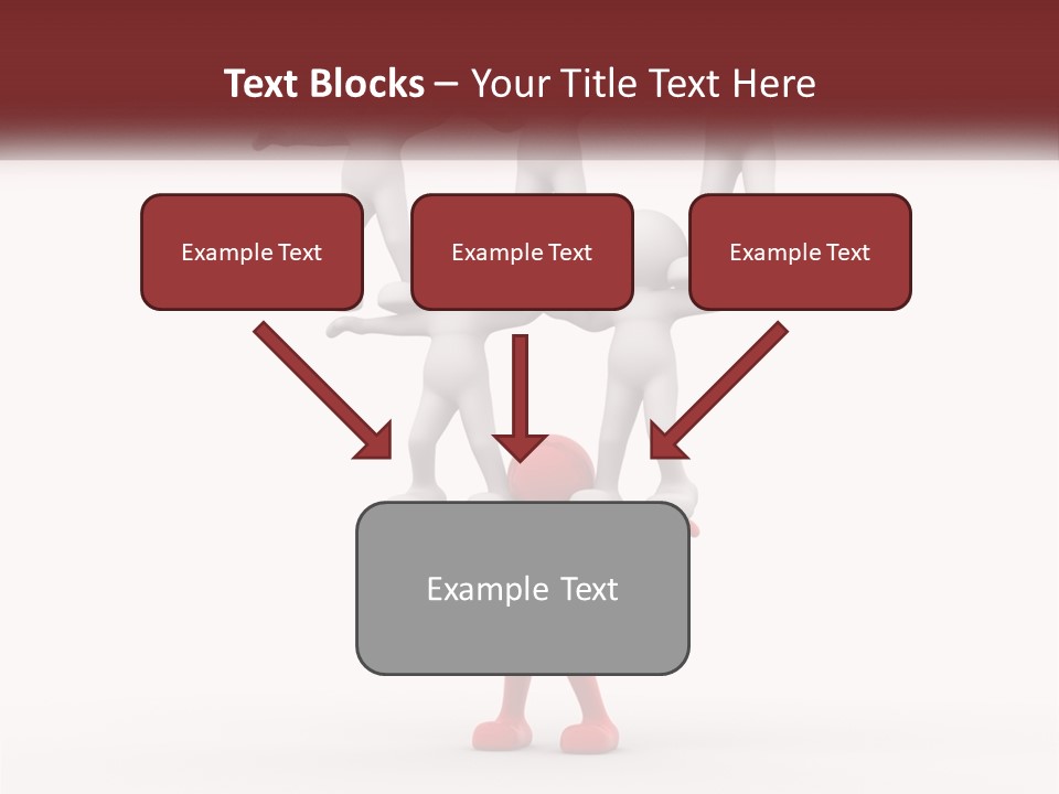 Render Person White PowerPoint Template