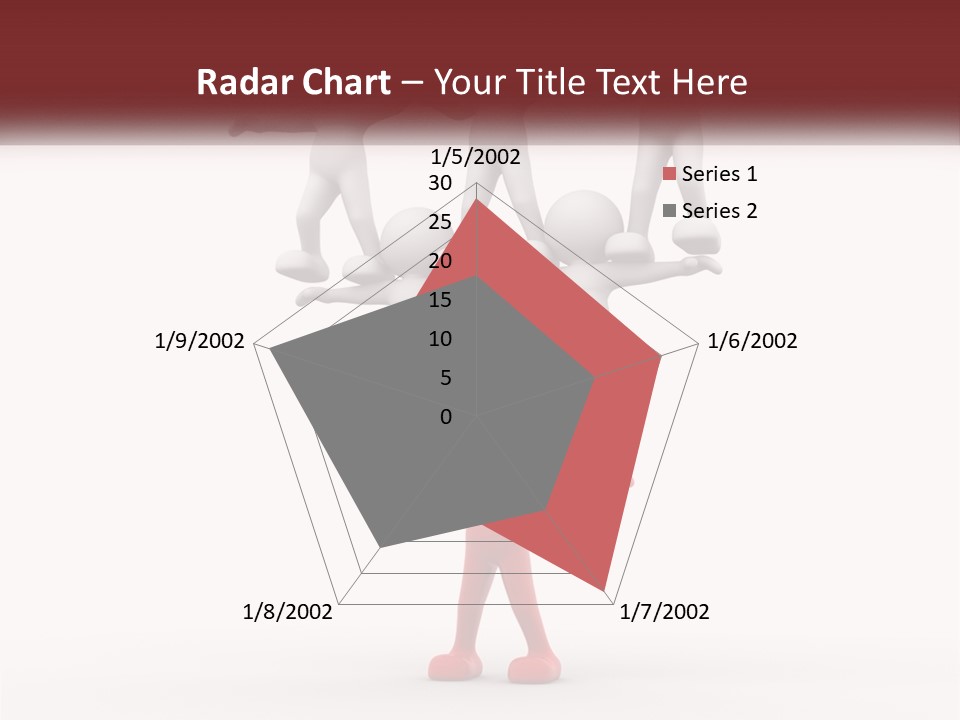 Render Person White PowerPoint Template