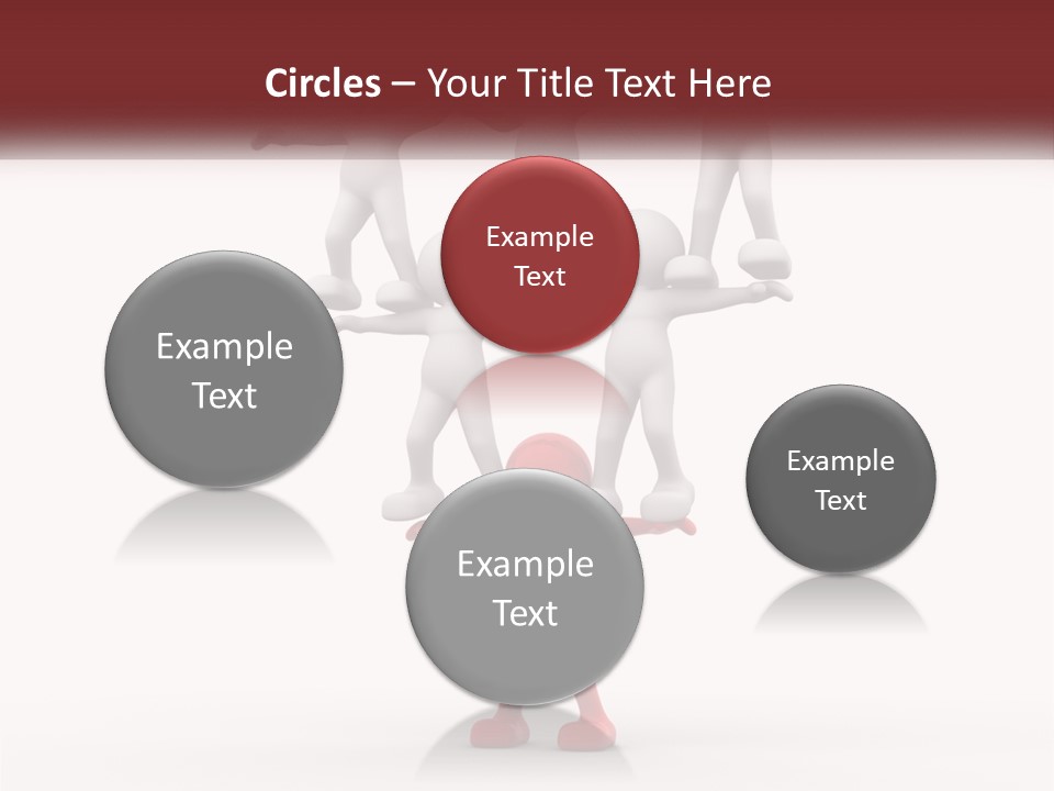 Render Person White PowerPoint Template