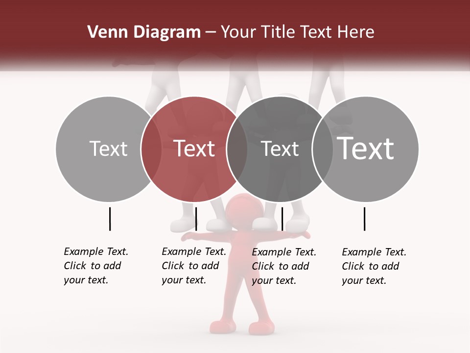 Render Person White PowerPoint Template