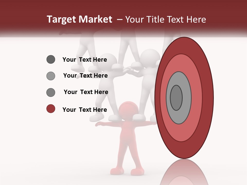 Render Person White PowerPoint Template