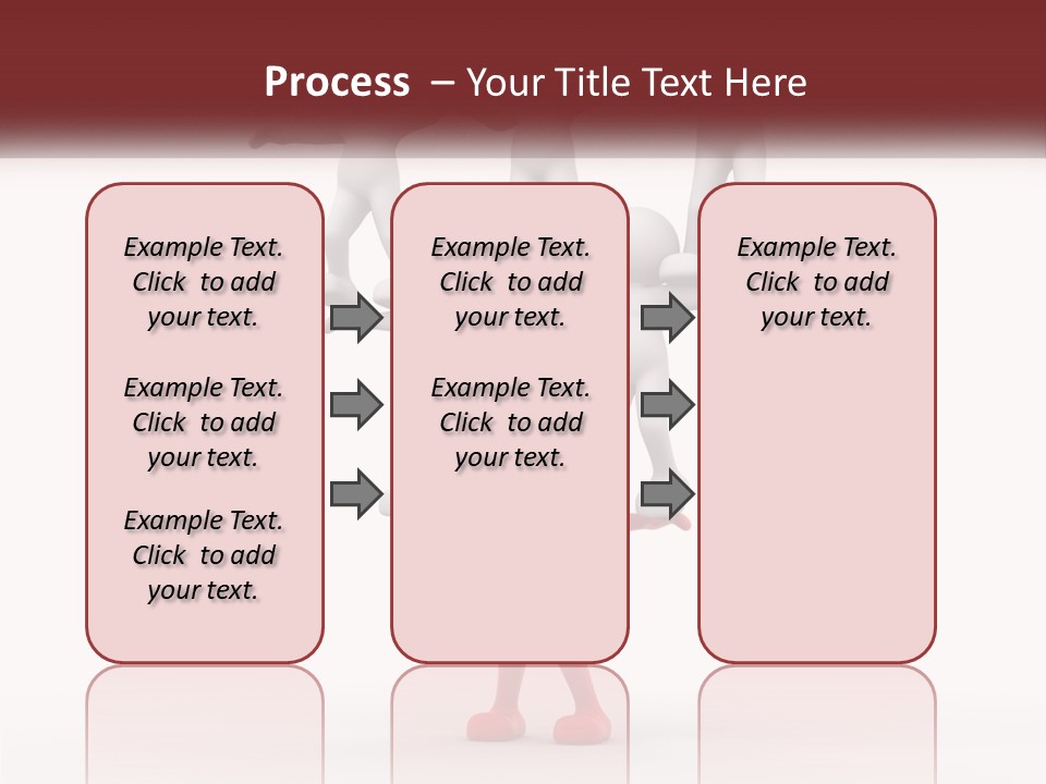 Render Person White PowerPoint Template
