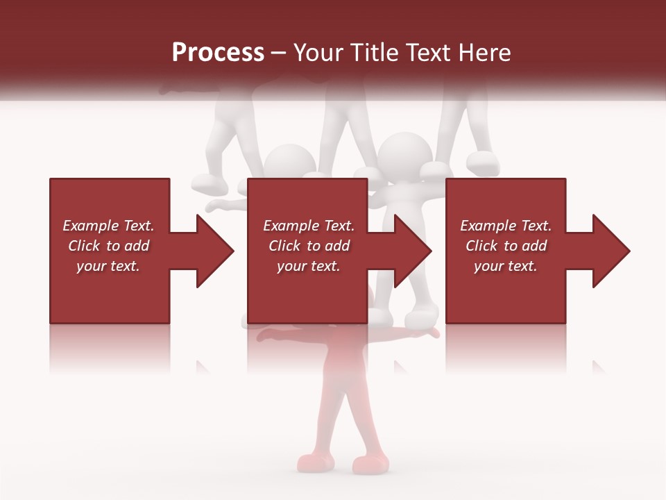 Render Person White PowerPoint Template