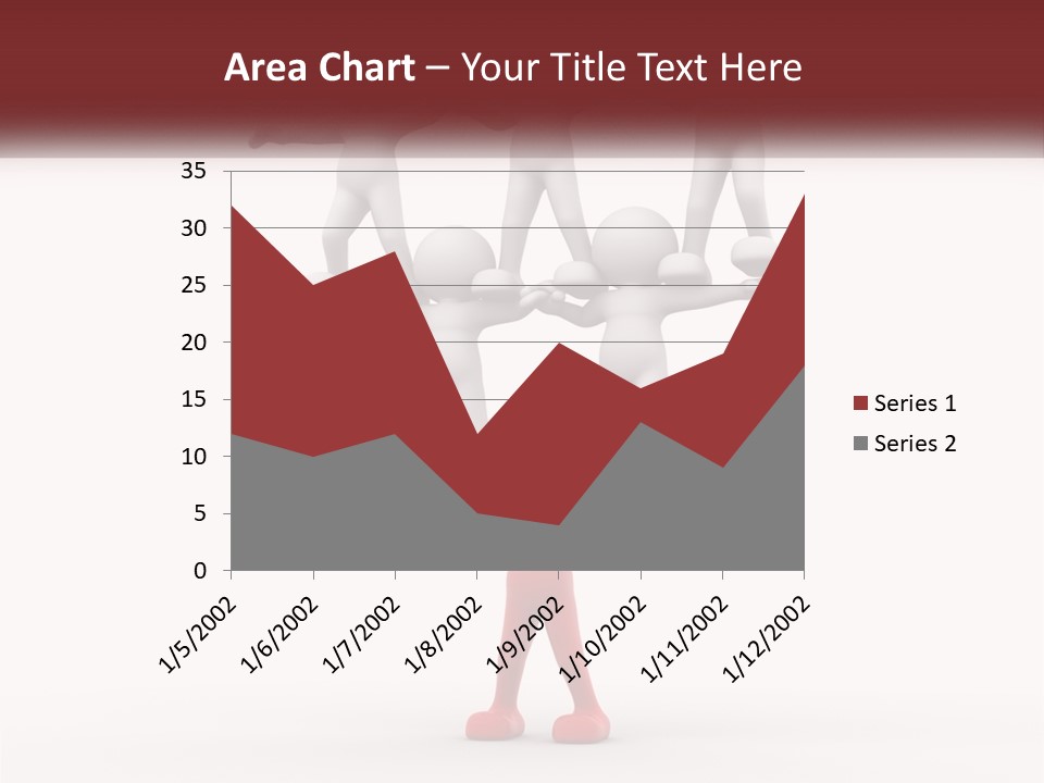 Render Person White PowerPoint Template