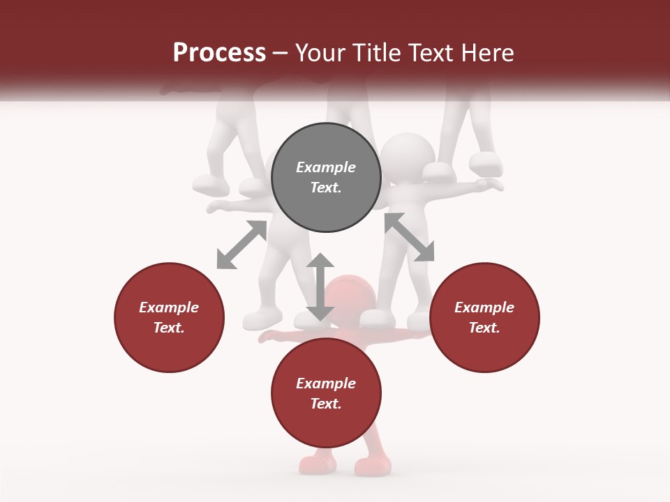 Render Person White PowerPoint Template