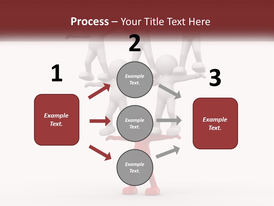 Render Person White PowerPoint Template