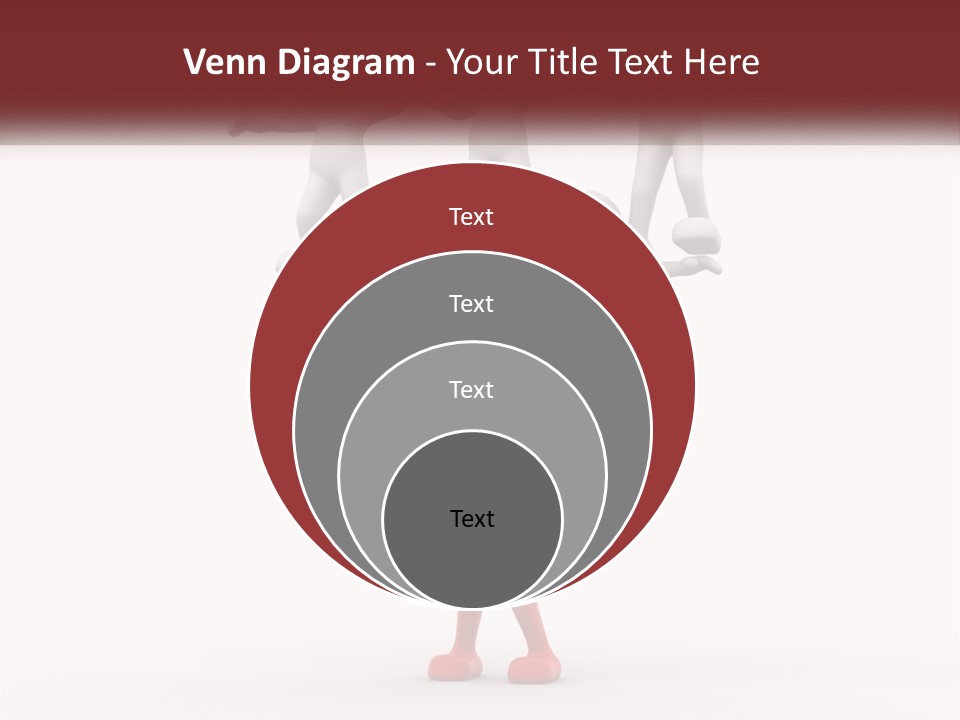 Render Person White PowerPoint Template