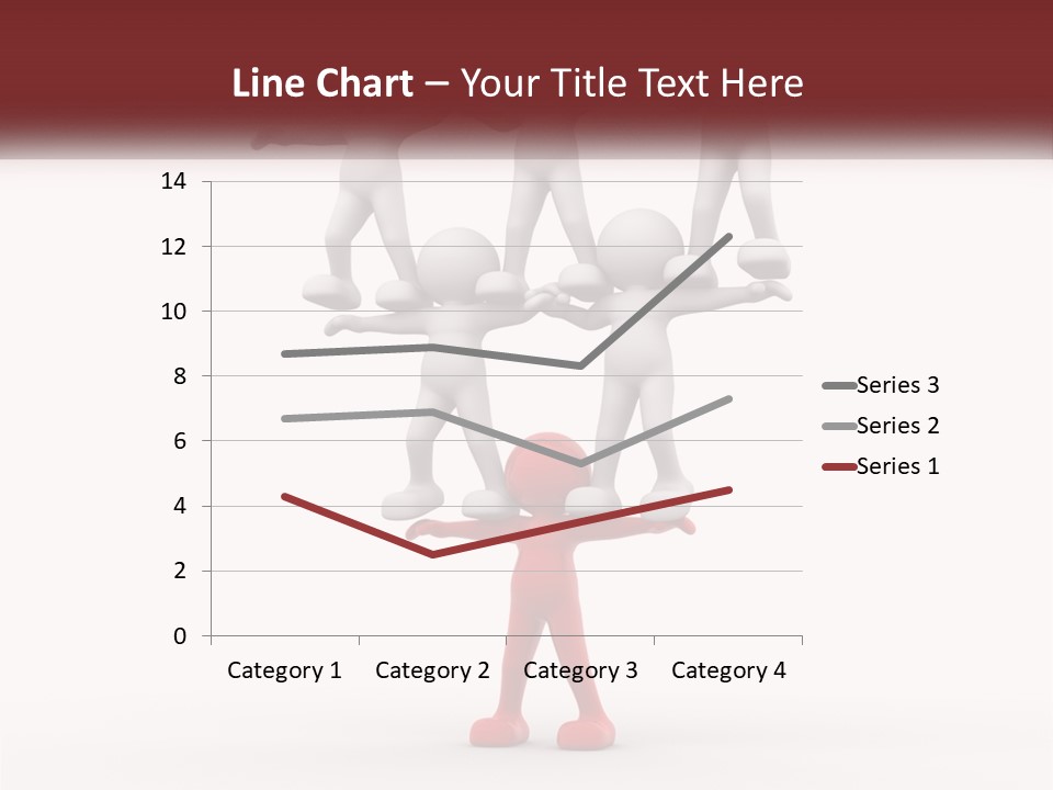 Render Person White PowerPoint Template