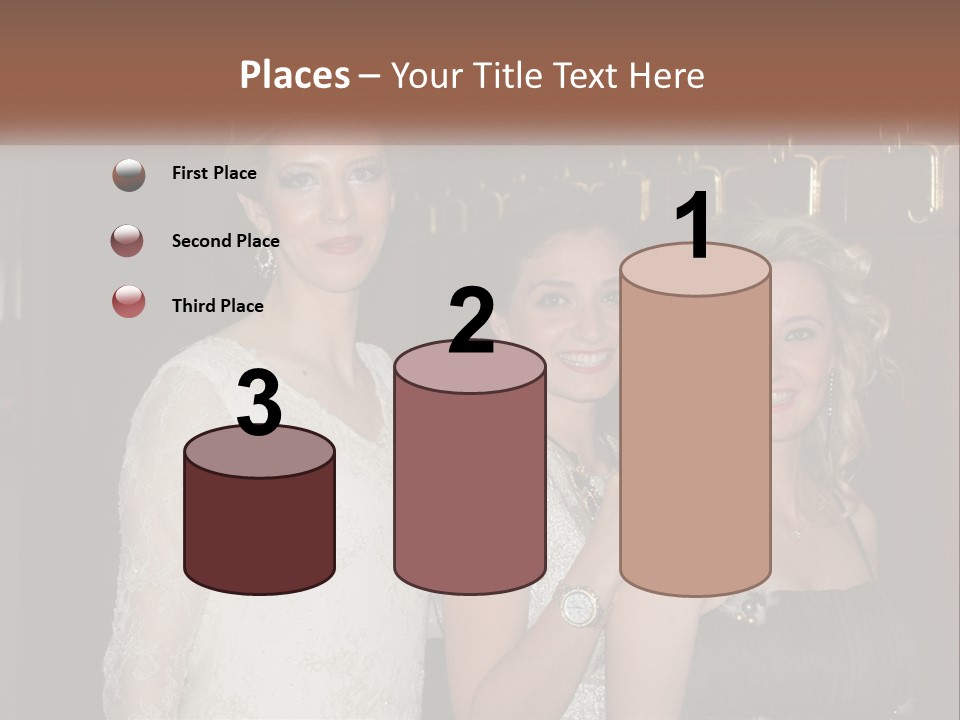 Caucasian Grace Satin PowerPoint Template