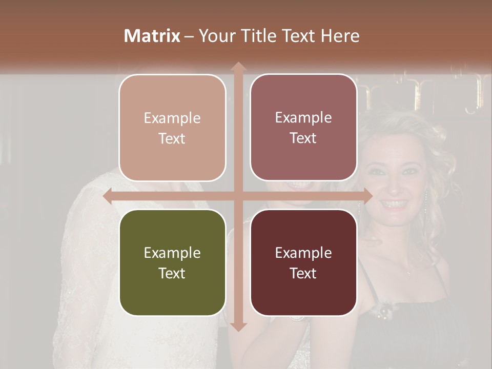 Caucasian Grace Satin PowerPoint Template