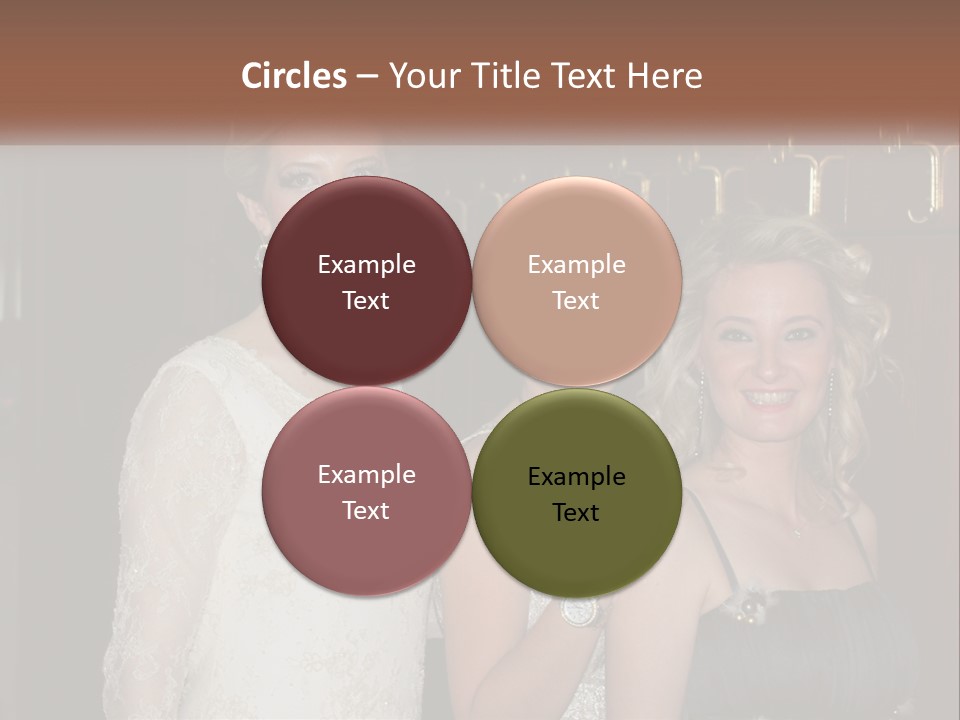 Caucasian Grace Satin PowerPoint Template