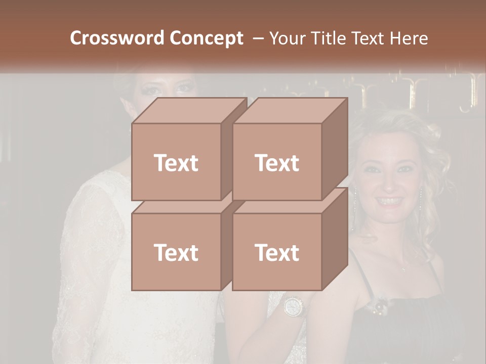 Caucasian Grace Satin PowerPoint Template