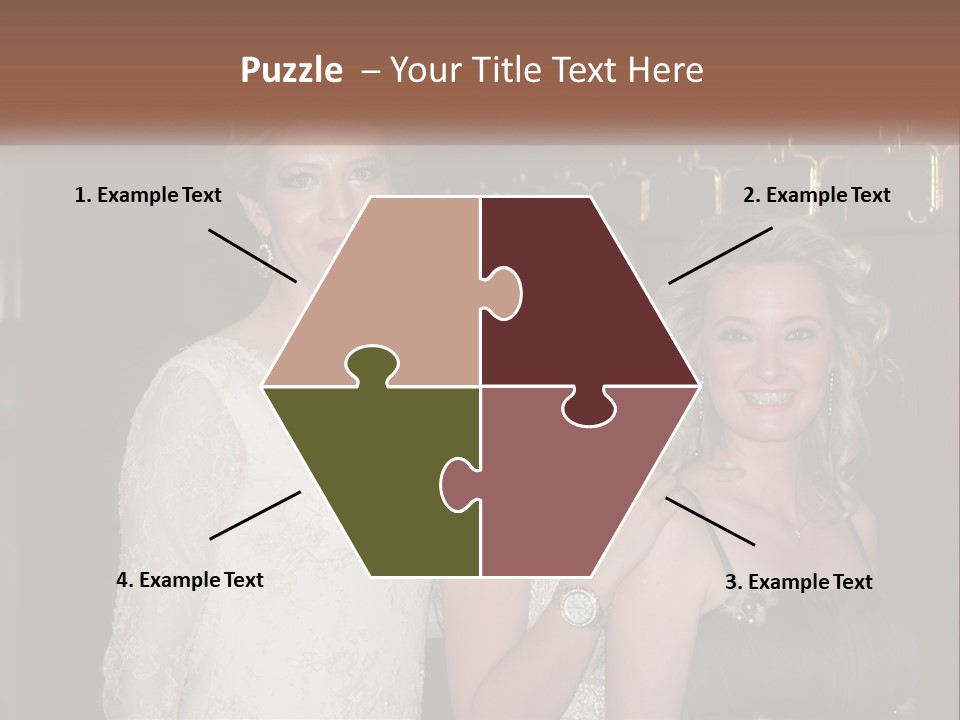 Caucasian Grace Satin PowerPoint Template