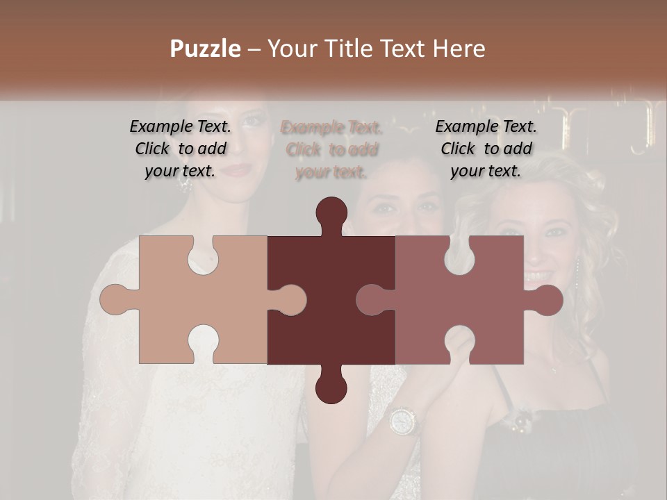 Caucasian Grace Satin PowerPoint Template