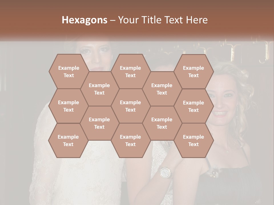 Caucasian Grace Satin PowerPoint Template