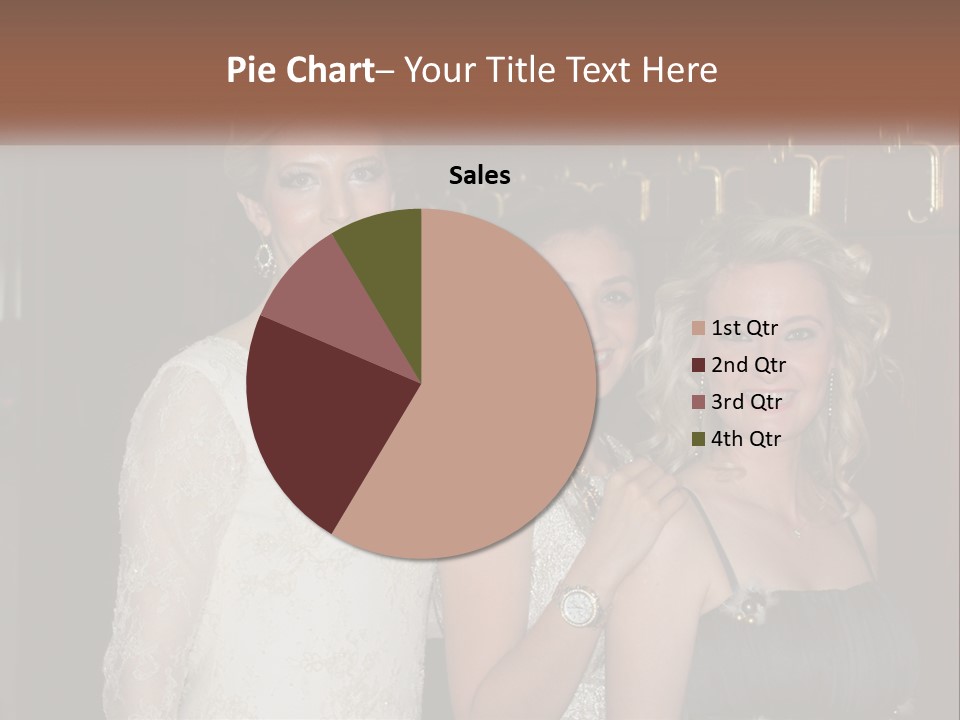 Caucasian Grace Satin PowerPoint Template