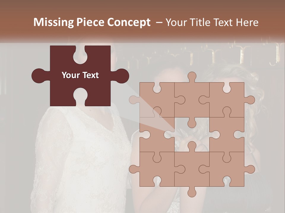 Caucasian Grace Satin PowerPoint Template