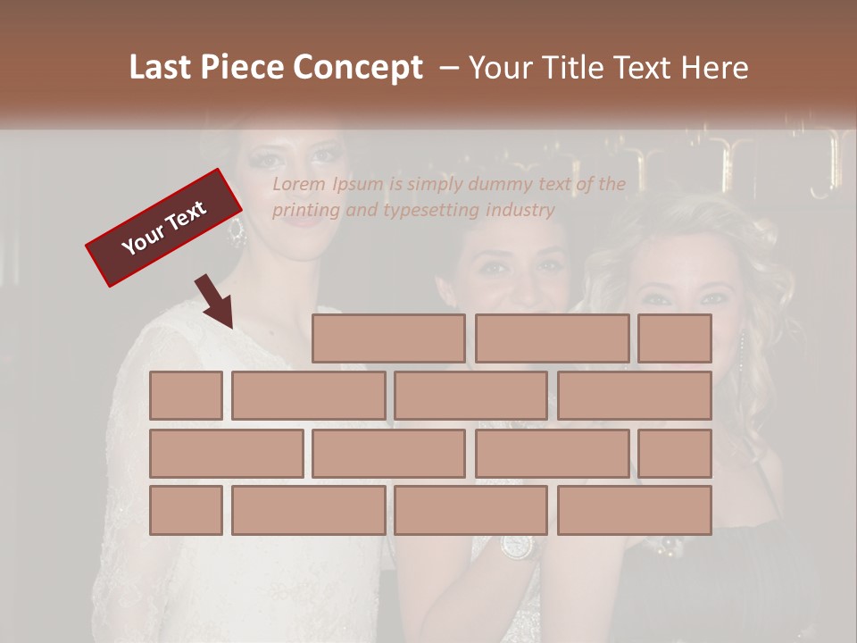 Caucasian Grace Satin PowerPoint Template