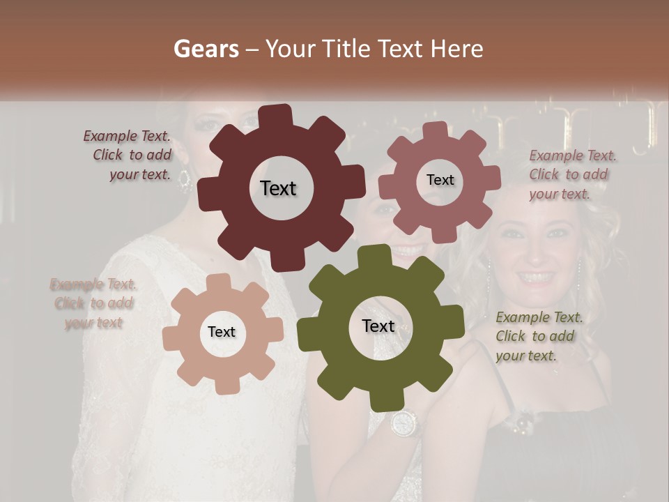 Caucasian Grace Satin PowerPoint Template