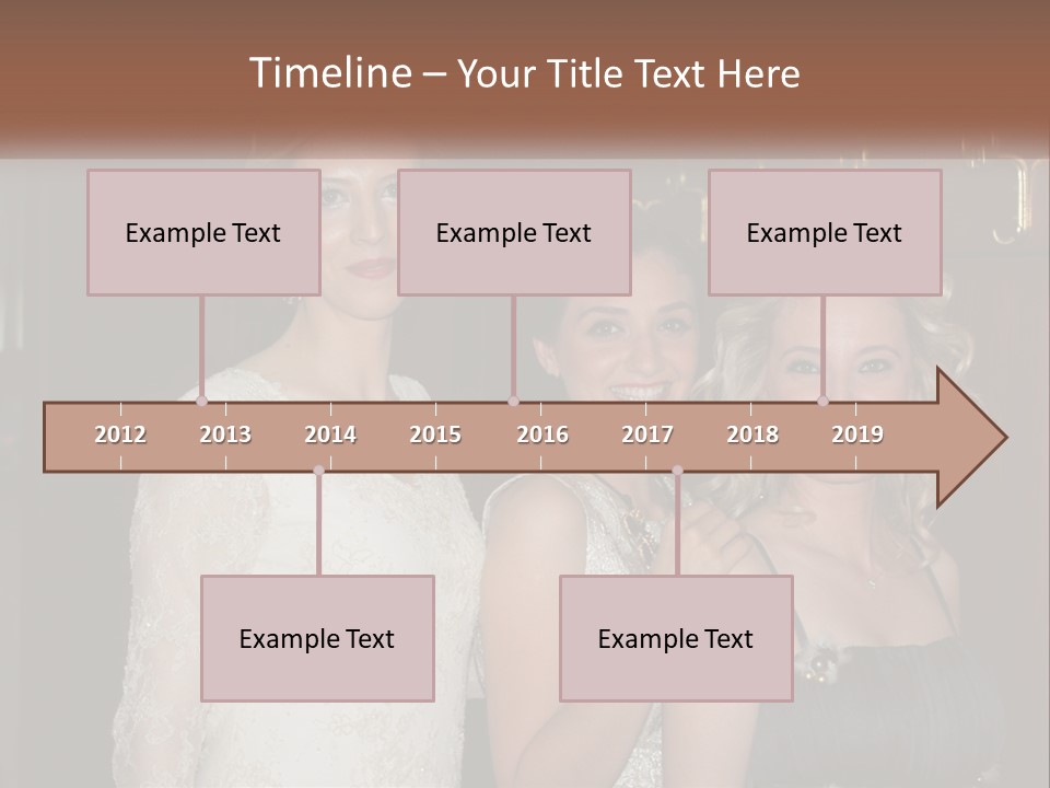 Caucasian Grace Satin PowerPoint Template