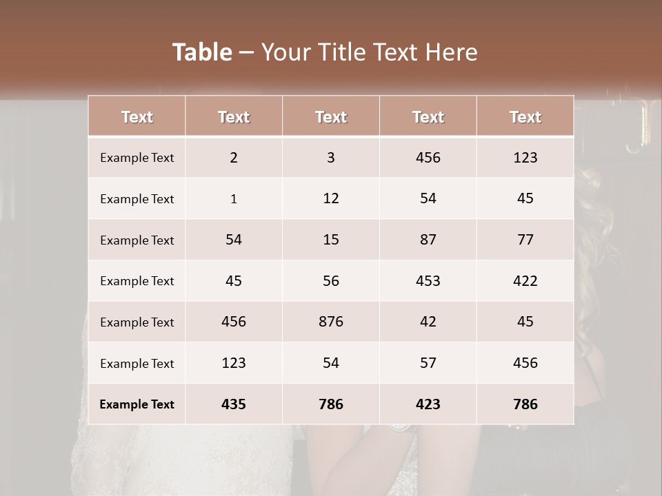 Caucasian Grace Satin PowerPoint Template