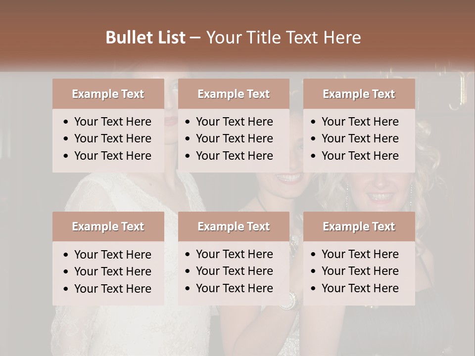 Caucasian Grace Satin PowerPoint Template