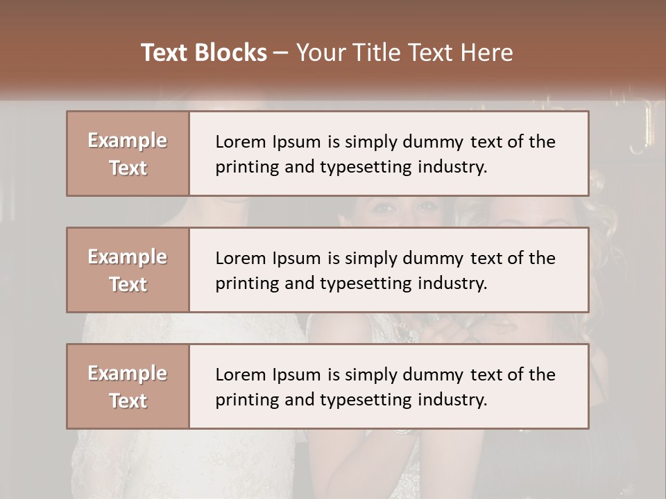 Caucasian Grace Satin PowerPoint Template