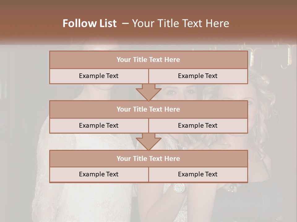 Caucasian Grace Satin PowerPoint Template