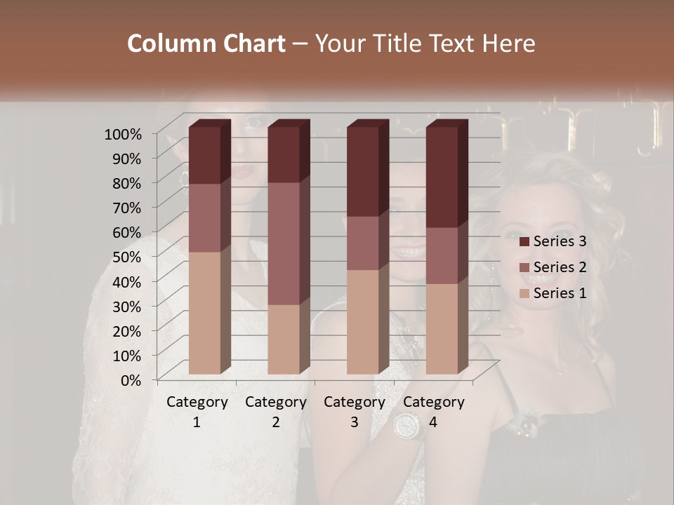 Caucasian Grace Satin PowerPoint Template