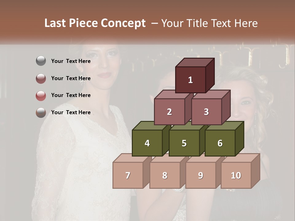 Caucasian Grace Satin PowerPoint Template