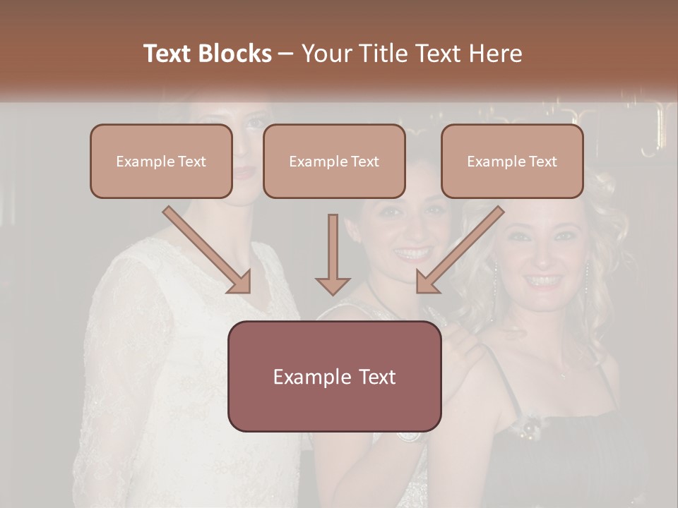 Caucasian Grace Satin PowerPoint Template