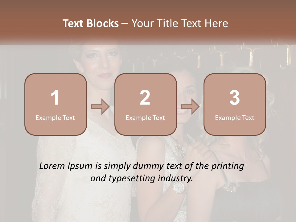 Caucasian Grace Satin PowerPoint Template