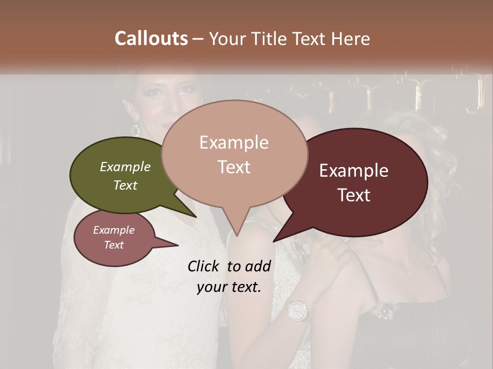 Caucasian Grace Satin PowerPoint Template