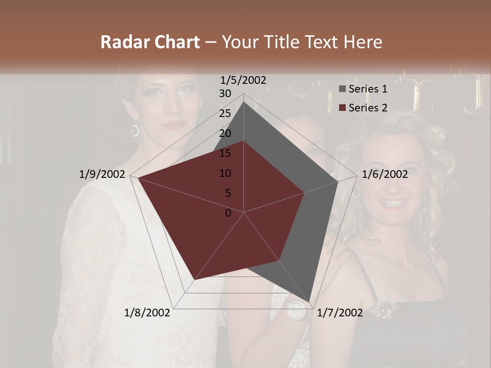 Caucasian Grace Satin PowerPoint Template