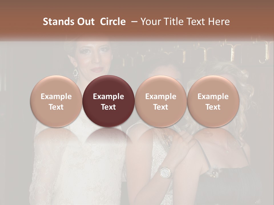 Caucasian Grace Satin PowerPoint Template