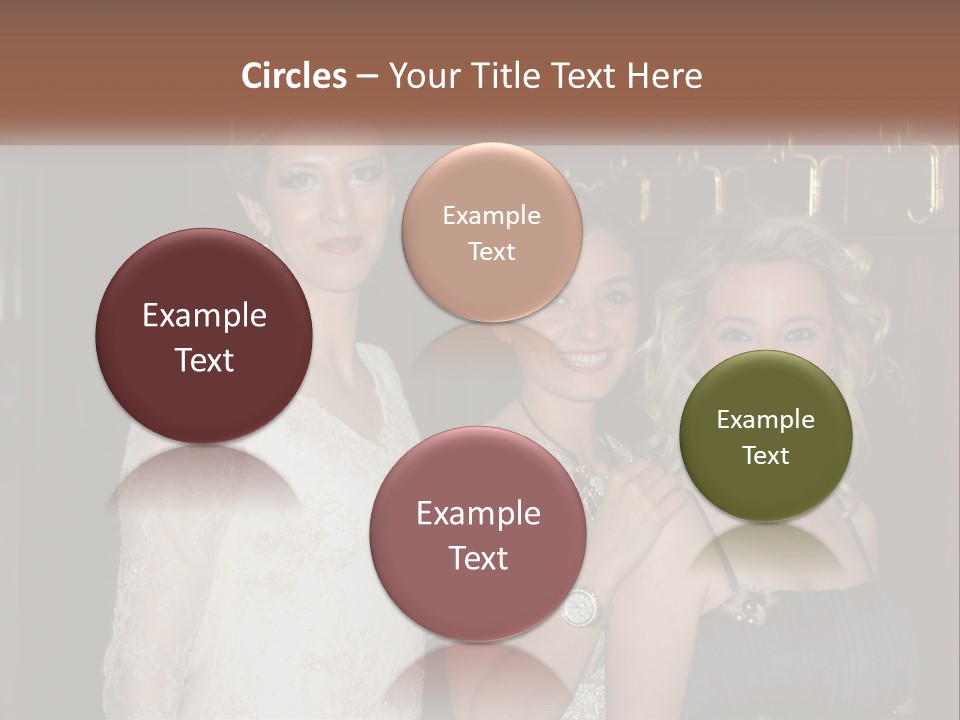 Caucasian Grace Satin PowerPoint Template