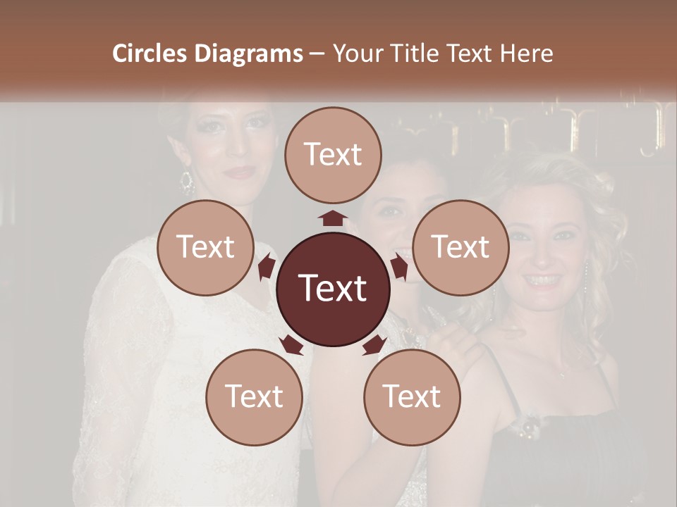 Caucasian Grace Satin PowerPoint Template