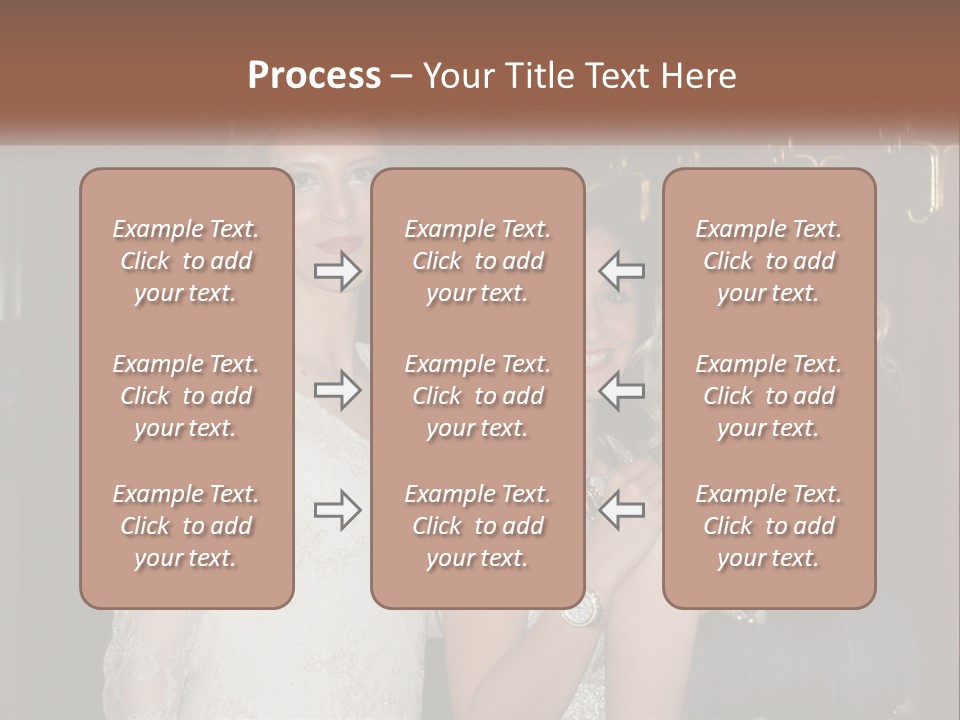 Caucasian Grace Satin PowerPoint Template