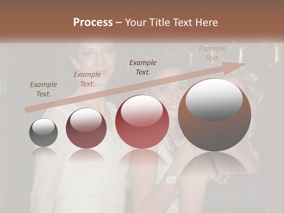 Caucasian Grace Satin PowerPoint Template